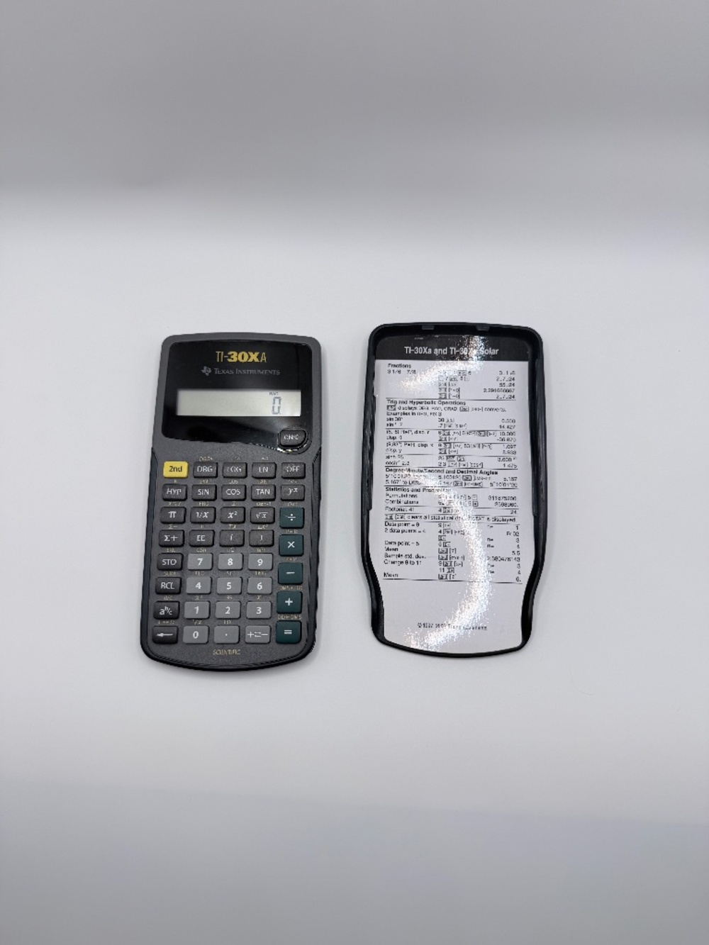 Texas Instruments Scientific Calculator TI-30XA Solar - Tested Works